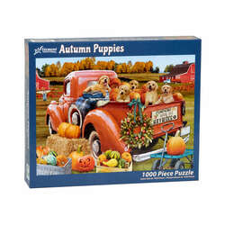 Item 473182 thumbnail Autumn Puppies Jigsaw Puzzle 1000pc