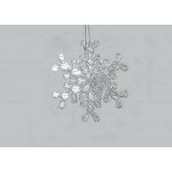Item 483457 Clear Snowflake Ornament