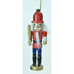 Item 483919 Baseball Player Nutcracker Ornament