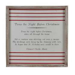 Item 501088 thumbnail Wood Framed Night Before Christmas