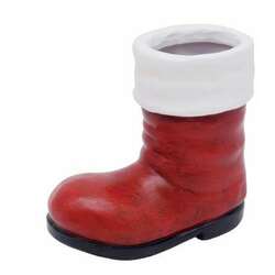 Item 501177 thumbnail Santa Boot Planter With Drainage Hole