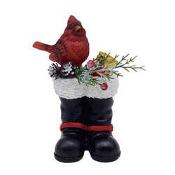 Item 501184 thumbnail Santa Boots With Cardinal Figure