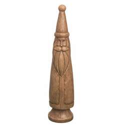 Item 501255 thumbnail Wood Look Slim Santa