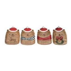 Item 501265 thumbnail Holiday Lodge Bear Plate