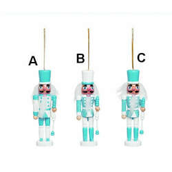Item 501288 Ice Blue Nutcracker Ornament