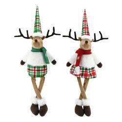 Item 501316 thumbnail Plush Reindeer Shelf Sitter