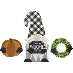 Item 501404 thumbnail Gnome Sign With Changing Icons Set of 4