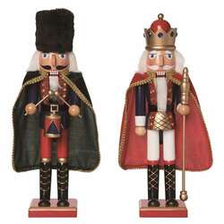 Item 501507 Wood Fancy Nutcracker With Cape