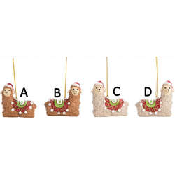 Item 501534 thumbnail Christmas Llama Ornament