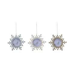 Item 501641 Snowflake Frame Ornament