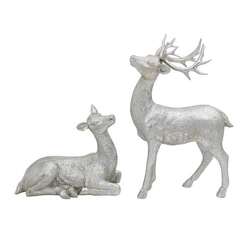 Thumbnail Silver Buck/Doe Figure