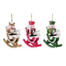 Item 501876 Rocking Horse Nutcracker Ornament