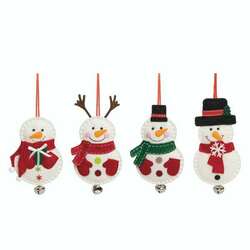 Item 502002 Felt Snowman Ornament