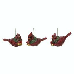 Item 502011 thumbnail Rustic Wooden Bird Ornament