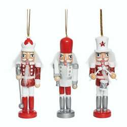 Item 502016 Red And White Nutcracker Ornament