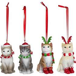 Item 502042 thumbnail Christmas Kitty Ornament