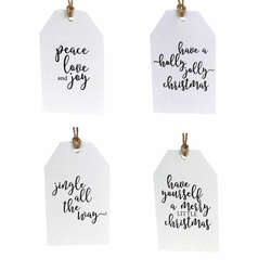 Item 505144 thumbnail Holiday Phrase Gift Tag Ornament