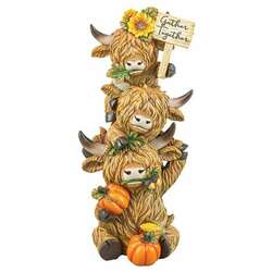 Item 509119 thumbnail Harvest Highland Cow Stacker
