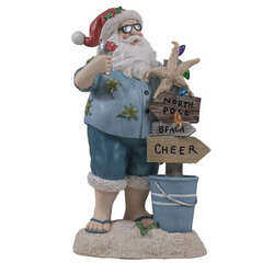 Item 516467 LED Beach Santa Figure