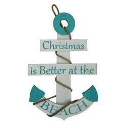 Item 516531 Beach Anchor Plaque