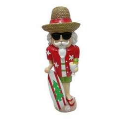 Item 516633 Nutcracker Santa With Surfboard