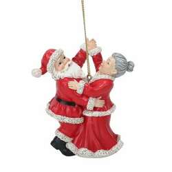 Item 516726 thumbnail Santa Couple Ornament