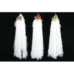 Item 518006 Long Beard Santa Head Ornament