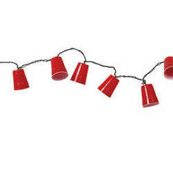 Item 518065 Red Party Cups Novelty Lights Set