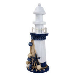 Item 519217 thumbnail White/Navy Lighthouse