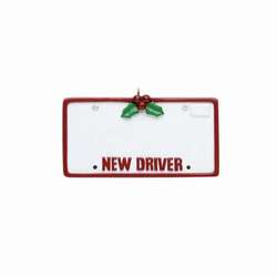 Item 525056 thumbnail New Driver License Plate Ornament