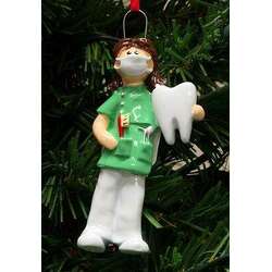 Item 525140 Female Dentist Ornament