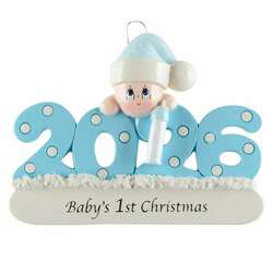 Item 525177 2026 Baby Blue Ornament