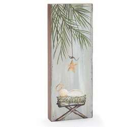 Item 527027 thumbnail Shelf Sitter Baby Jesus In Manger