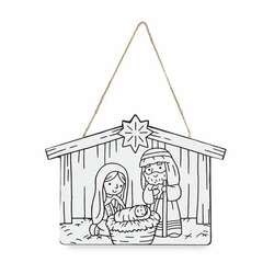 Item 527048 Color Me Nativity Ornament