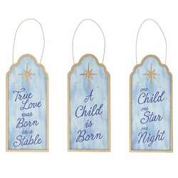Item 527103 Wooden Religious Plaque Ornament