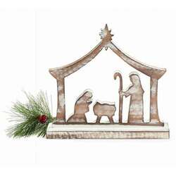 Item 527109 Whitewash Nativity