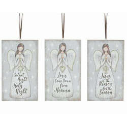 Item 527139 Angel Plaque Ornament