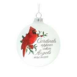 Item 527142 thumbnail Angels Appear Cardinal Ball Ornament