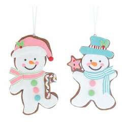 Item 527169 Pastel Snowman Ornament