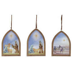 Item 527199 thumbnail Arch Star Above Nativity Ornament