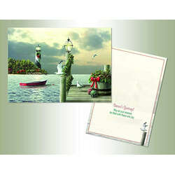 Item 552008 thumbnail Dock Scene Christmas Cards
