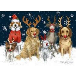 Item 552018 thumbnail Reindogs Christmas Cards