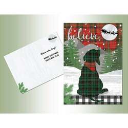 Item 552117 thumbnail Plaid Believe Dog Cards