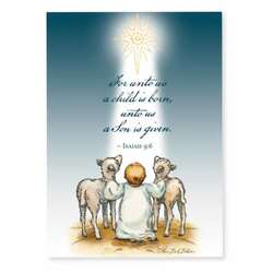 Item 552137 thumbnail For Unto Us Christmas Cards
