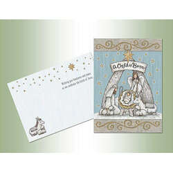 Item 552184 thumbnail A Child Is Born Christmas Cards