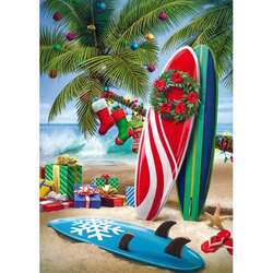 Thumbnail Beach Surfboards Christmas Cards