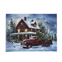 Item 558201 thumbnail Tabletop Bringing Home The Tree Lighted Canvas