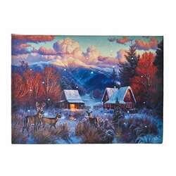 Item 558249 thumbnail Tabletop Peace In The Valley Lighted Canvas