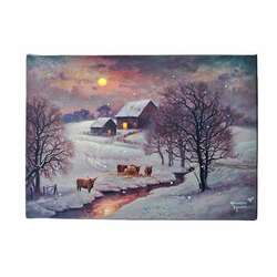 Item 558251 thumbnail Tabletop Down Home Christmas Lighted Canvas