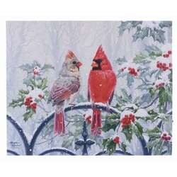 Item 558377 thumbnail Light Cardinal On Gate Canvas Print